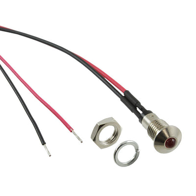 MPC3RDW12.0 by Bivar Inc. - LED PANEL INDICATOR RED 2.1V
