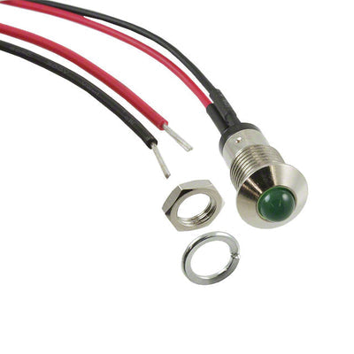 MPC5GDW12.0 by Bivar Inc. - LED PANEL INDICATOR GREEN 2.1V