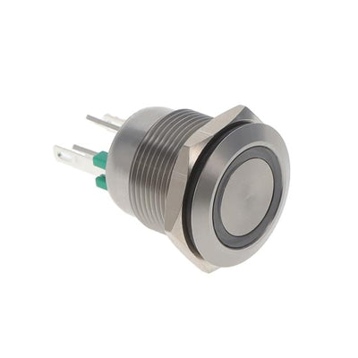 MPI002/28/GN/6 by Bulgin - PUSH SWITCH SPST-NO 0.05A 24V