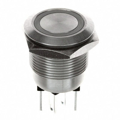MPI002/28/D1 by Bulgin - PUSH SWITCH SPST-NO 0.05A 24V