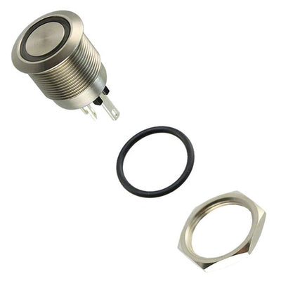 MPI002/28/D4 by Bulgin - PUSH SWITCH SPST-NO 0.05A 24V