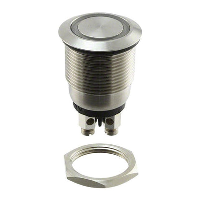 MPI002/TERM/D1 by Bulgin - PUSH SWITCH SPST-NO 0.05A 24V