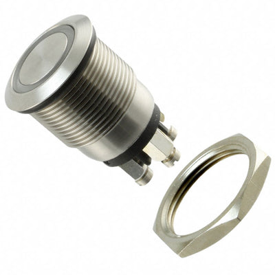 MPI002/TERM/D4 by Bulgin - PUSH SWITCH SPST-NO 0.05A 24V