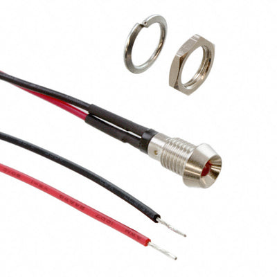 MPR3RDW12.0 by Bivar Inc. - LED PANEL INDICATOR RED 2.1V