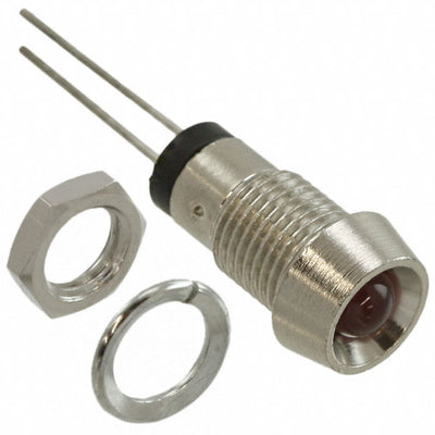 MPR5RD by Bivar Inc. - PNL MNT W/ WIRE 700NM 2MCD RED