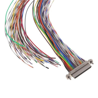 MQ-212-037-161-43WD by AirBorn, Inc. - D-SUB, PLUG, .050"", 2ROW, 37POS,
