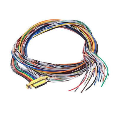MQ-213-025-161-41WD by AirBorn, Inc. - D-SUB, PLUG, .050"", 2ROW, 25POS,