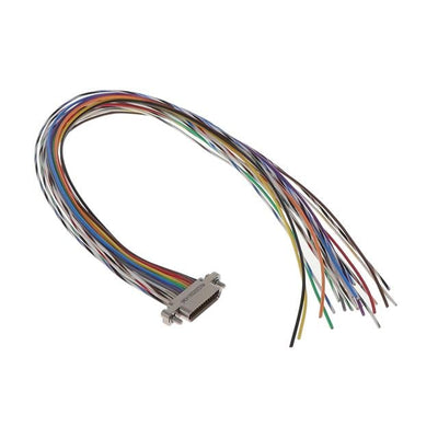 MQ-222-025-261-43WB by AirBorn, Inc. - D-SUB, RCPTL, .050"", 2ROW, 25POS