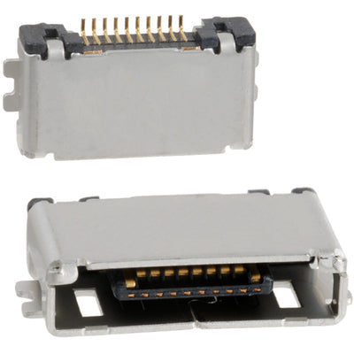 MQ212-10PRT by Hirose Electric Co Ltd - CONNECTOR RECPT 10P 0.02 GOLD SMD R/A