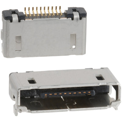 MQ212-10P by Hirose Electric Co Ltd - CONNECTOR RECPT 10P 0.02 GOLD SMD R/A