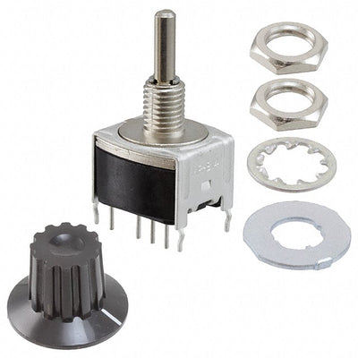 MRB14B-A by NKK Switches - SWITCH ROTARY 3POS 0.4VA 28V
