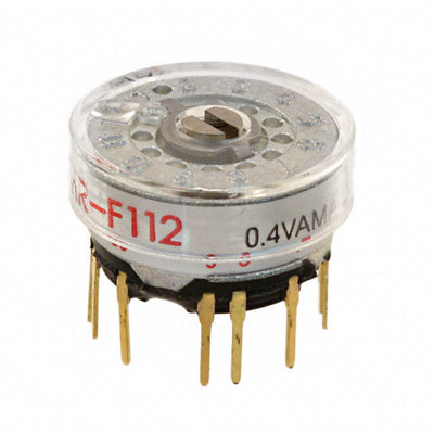 MRF112/328 by NKK Switches - SWITCH ROTARY 2-12POS 0.4VA 28V