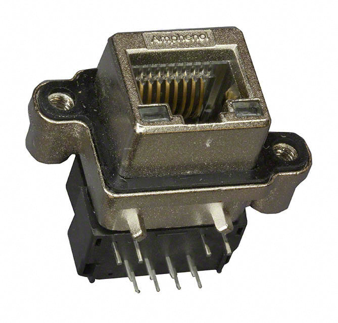 MRJ-5381-01 by Amphenol ICC (Commercial Products) - CONNECTOR MOD JACK 8P8C R/A UNSHLD