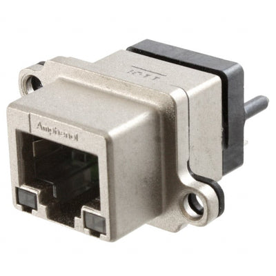 MRJ-5481-01 by Amphenol ICC (Commercial Products) - CONNECTOR MOD JACK 8P8C VERT UNSHLD