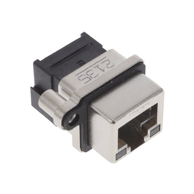 MRJ-6381-01 by Amphenol ICC (Commercial Products) - CONNECTOR RECPT 8POS GRN/YEL 1PORT PCB