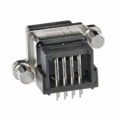 MRJ5384M1 by Amphenol ICC (Commercial Products) - CONNECTOR MOD JACK 8P8C R/A UNSHLD