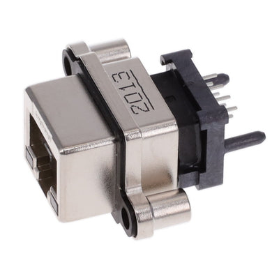 MRJ54800F by Amphenol ICC (Commercial Products) - CONNECTOR MOD JACK 8P8C VERT UNSHLD