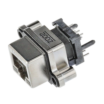 MRJ54810F by Amphenol ICC (Commercial Products) - CONNECTOR MOD JACK 8P8C VERT UNSHLD