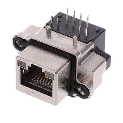 MRJR5384B1 by Amphenol ICC (Commercial Products) - CONNECTOR MOD JACK 8P8C R/A UNSHLD