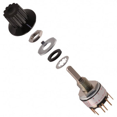 MRK112-A by NKK Switches - SWITCH ROTARY 2-12POS 0.4VA 28V