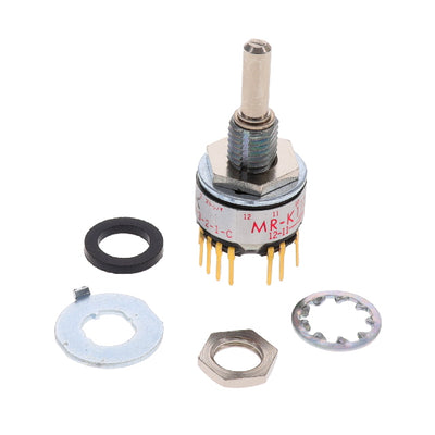 MRK112 by NKK Switches - SWITCH ROTARY 2-12POS 0.4VA 28V