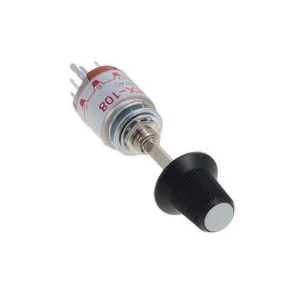 MRX108-BB by NKK Switches - SWITCH ROTARY 2-8POS 2A 125V
