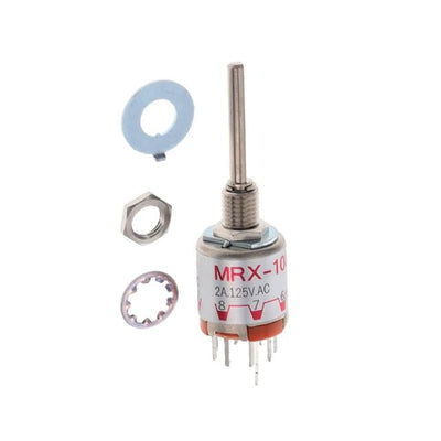 MRX108 by NKK Switches - MINIATURE ROTARY/LOGIC AND POWER