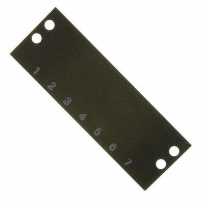 MS-7-140 by Cinch Connectivity Solutions - BARRIER BLOCK MARKER STRIP 7POS