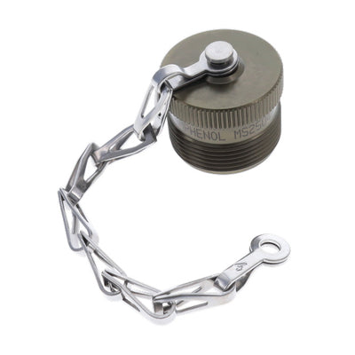 MS25042-16D by Amphenol Interconnect India - CONNECTOR PROTECTIVE COVER 16 OLIVE