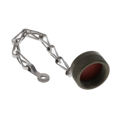 MS25043-12D by Amphenol Interconnect India - CONNECTOR PROTECTIVE COVER 12 OLIVE