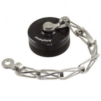 MS25043-14DA by Amphenol Interconnect India - CONNECTOR PROTECTIVE COVER 14 BLACK