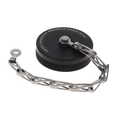MS25043-24DA by Amphenol Interconnect India - CONNECTOR PROTECTIVE COVER 24 BLACK