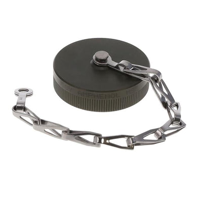 MS25043-24D by Amphenol Interconnect India - CONNECTOR PROTECTIVE COVER 24 OLIVE