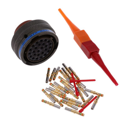MS27473T16B26S by Amphenol Aerospace Operations - CONNECTOR PLUG FMALE 26POS GOLD CRIMP