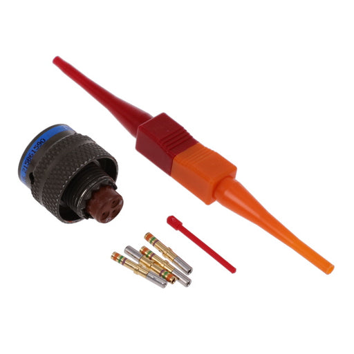 MS27473T8B98S by Amphenol Aerospace Operations - CONNECTOR PLUG FMALE 3POS GOLD CRIMP