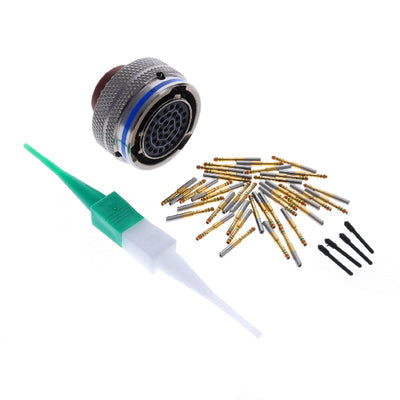 MS27484T14F35S by Amphenol Aerospace Operations - CONNECTOR PLUG FMALE 37POS GOLD CRIMP