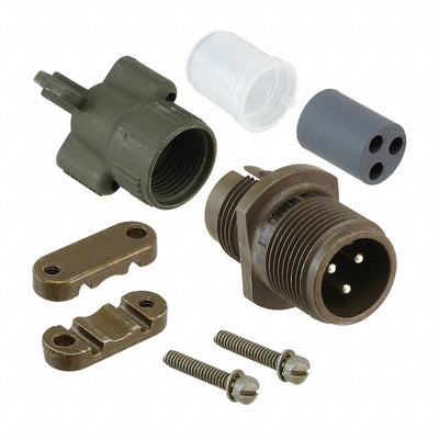 MS3101F10SL-3P by ITT Cannon, LLC - CONNECTOR RECPT MALE 3P SOLDER CUP