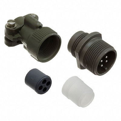MS3101F14S-2P by ITT Cannon, LLC - CONNECTOR RECPT MALE 4P SOLDER CUP