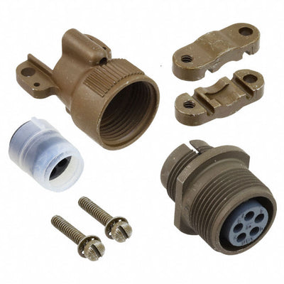 MS3101E14S-5S by ITT Cannon, LLC - CONNECTOR RECPT FMALE 5P SOLDER CUP
