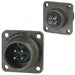 MS3102E14S-2P by Amphenol Industrial Operations - CONNECTOR RECPT MALE 4P SILV SLDR CUP