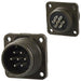 MS3102E16S-1P by Amphenol Industrial Operations - CONNECTOR RECPT MALE 7P SILV SLDR CUP