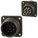MS3102E18-1P by Amphenol Industrial Operations - CONNECTOR RECPT MALE 10P SOLDER CUP