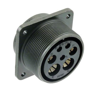 MS3102E28-10S by Amphenol Industrial Operations - CONNECTOR RECPT FMALE 7P SOLDER CUP