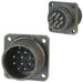 MS3102R-18-1P by Amphenol Industrial Operations - CONNECTOR RECPT MALE 10P SILV SLDR CUP
