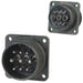 MS3102R-24-11P by Amphenol Industrial Operations - CONNECTOR RECPT MALE 9P SILV SLDR CUP
