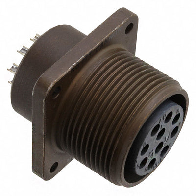 MS3102R18-1S by ITT Cannon, LLC - CONNECTOR RECPT FMALE 10P SOLDER CUP