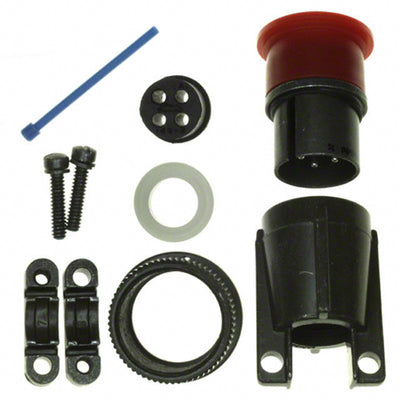 MS3106F-14S-2P by Amphenol Industrial Operations - CONNECTOR PLUG MALE 4P SILV SLDR CUP