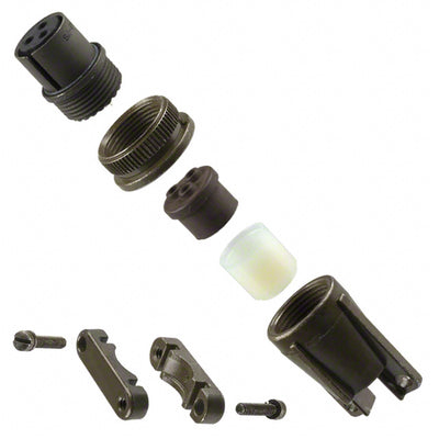 MS3106F-14S-7S by Amphenol Industrial Operations - CONNECTOR PLUG FMALE 3P SILV SLDR CUP