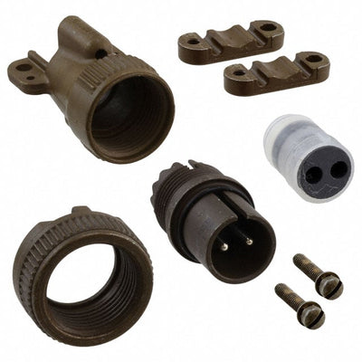 MS3106F12S-3P by ITT Cannon, LLC - CONNECTOR PLUG MALE 2P SOLDER CUP