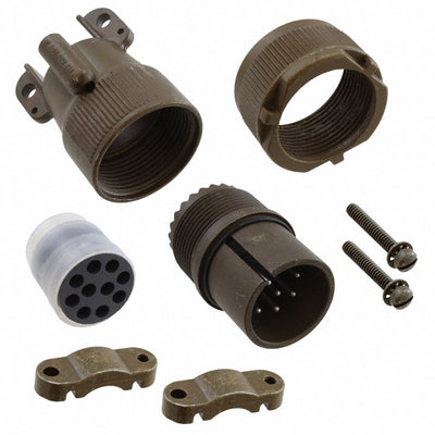 MS3106F18-1P by ITT Cannon, LLC - CONNECTOR PLUG MALE 10P SOLDER CUP